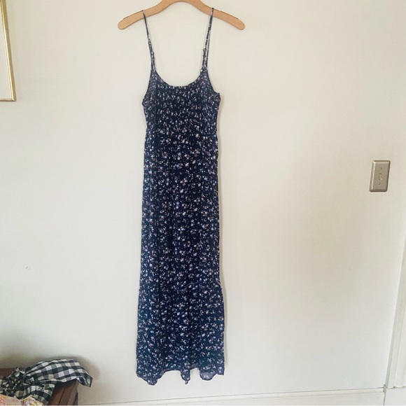 Pink Rose size large floral spaghetti strap dress - Picture 5 of 8